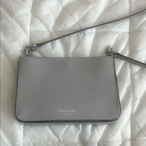 Kate Spade Elegant Gray Crossbody Bag